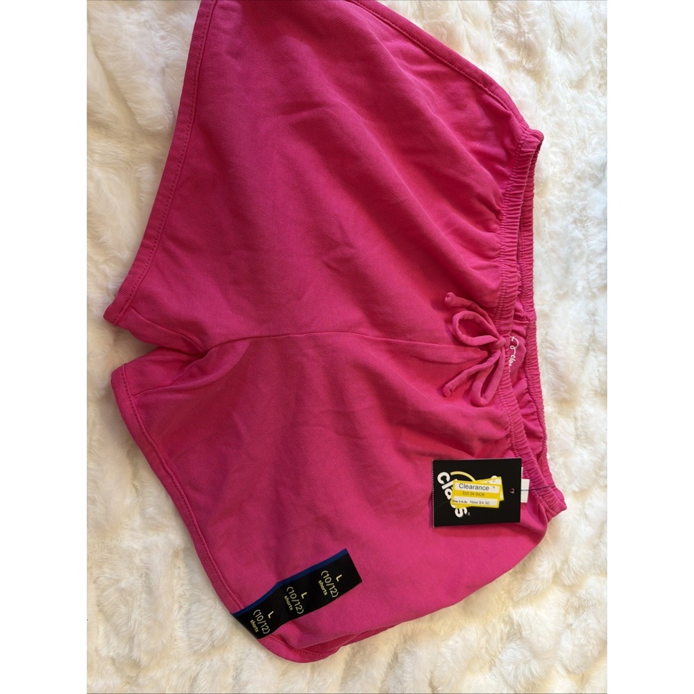 Art Class Girls Magenta Pink Cotton Dolphin Shorts Size L 10/12 NWT